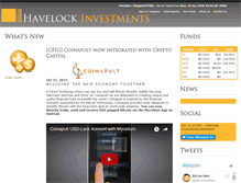 Tablet Screenshot of havelockinvestments.com
